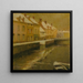 Canal in Bruges in Winter - Henri Le Sidaner — framed artwork on a wall