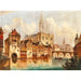 Reproductie van het schilderij Canal près de la Cathédrale de Strasbourg par Ferdinand Lepie