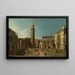 Campo Sant'Angelo Venise - Canaletto — ingelijst kunstwerk aan de muur