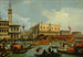 Le Bucentaure revenant au Môle le jour de l'Ascension - Canaletto — weergave van het kunstwerk