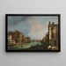Le Grand Canal à Venise avec le Palazzo Corner Ca'Grande - Canaletto — ingelijst kunstwerk aan de muur