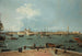 Venetië het Bacino di San Marco vanaf San Giorgio Maggiore - Canaletto — weergave van het kunstwerk