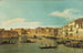 Venetië, het kanaal van Santa Chiara - Canaletto — weergave van het kunstwerk