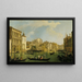 Venetië, het Grote Kanaal van het Palazzo Flangini in San Marcuola - Canaletto — ingelijst kunstwerk aan de muur