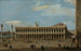 Venetië de Piazzetta kijkend naar het westen met de Libreria - Canaletto — weergave van het kunstwerk