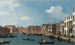 Vue du canal de Santa Chiara Venise - Canaletto — weergave van het kunstwerk