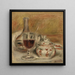 Karaf, glas en suikerpot - Pierre-Auguste Renoir — ingelijst kunstwerk aan de muur