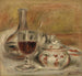 Karaf, glas en suikerpot - Pierre-Auguste Renoir — weergave van het kunstwerk
