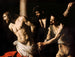 Christus aan de pilaar - Caravaggio — weergave van het kunstwerk
