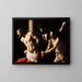 Christus aan de pilaar - Caravaggio — ingelijst kunstwerk aan de muur