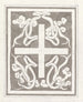 Ontwerp met een kruis - Carel Adolph Lion Cachet — weergave van het kunstwerk