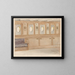 Project voor een eerste klas kinderkamer op de SS Prinses Juliana - Carel Adolph Lion Cachet — ingelijst kunstwerk aan de muur
