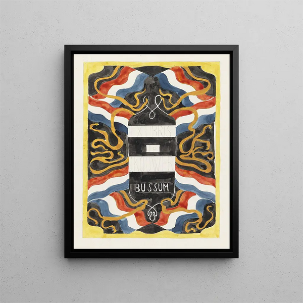Carel Adolph Lion Cachet - Ontwerp voor ex libris van ingenieur J Kouwer te Bussum.webp
