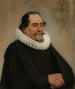 Portrait of Abraham de Potter, silk merchant from Amsterdam - Carel Fabritius — artwork view