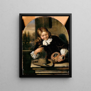 Carel de Moor - Boy with a Flagon and a Birds Nest.webp
