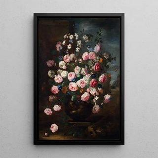 Carel de Vogelaer - Roses in an Urn.webp