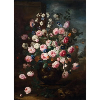 Carel de Vogelaer - Roses in an Urn.webp