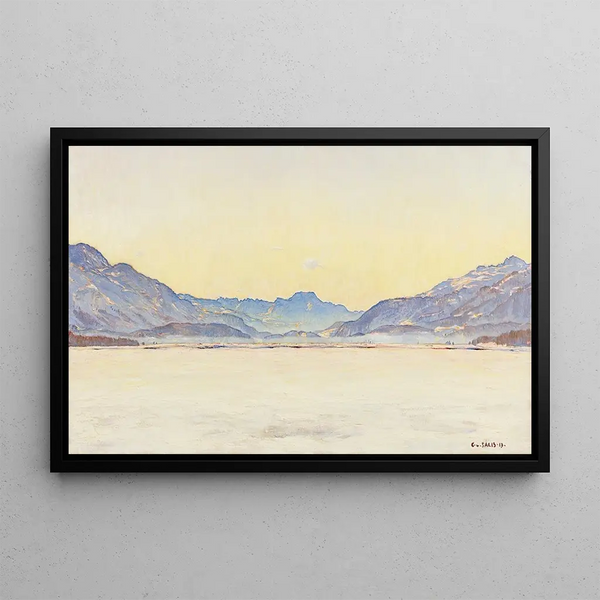 Carl Albert von Salis - Oberengadiner Winterlandschaft.webp