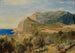 Uitzicht op de Monte Castiglione in Capri - Carl Blechen — weergave van het kunstwerk