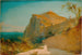 Rochers de Tibère à Capri - Carl Blechen — weergave van het kunstwerk