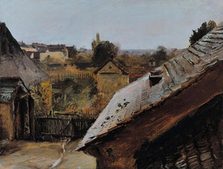 Carl Blechen - View of Roofs and Gardens.webp