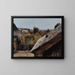Vue des toits et des jardins - Carl Blechen — ingelijst kunstwerk aan de muur