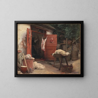 Carl Bloch - A Slaughterhouse In Hellebk.webp