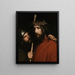 De Christus met een spotzwaarder - Carl Bloch — ingelijst kunstwerk aan de muur
