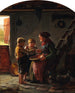 Een maaltijd - Carl Bloch — weergave van het kunstwerk