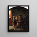 Een maaltijd - Carl Bloch — ingelijst kunstwerk aan de muur