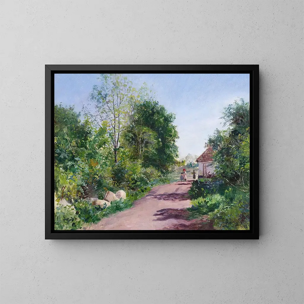 Taking a Path - Carl Carlsen — framed artwork on a wall