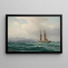 Maritieme schilderkunst - Carl Emil Baagøe — ingelijst kunstwerk aan de muur
