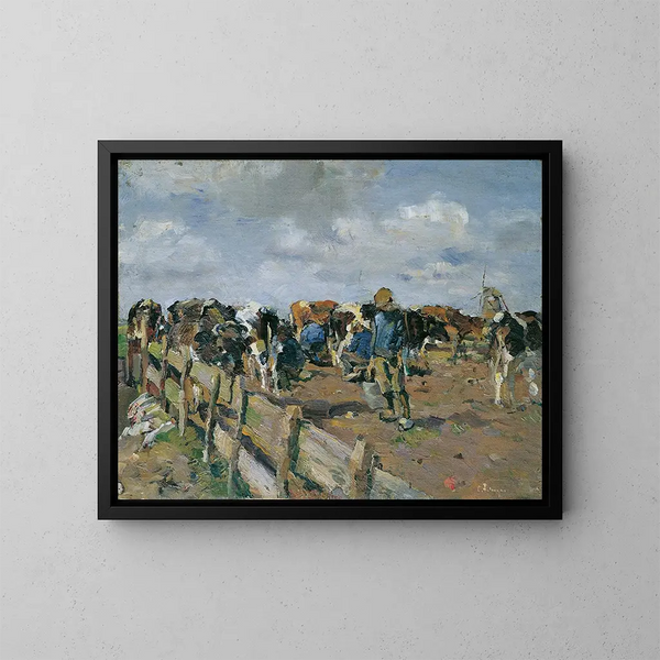 Traite des Khe - Carl Fahringer — framed artwork on a wall