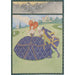 Elegant koppel in de tuin dienend de koning dienend de dames - Carl Fischer Kystrand — weergave van het kunstwerk