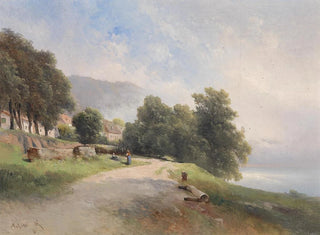 Carl Franz Emanuel Haunold - Holzgarten Vorstadt in Passau.webp