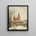 Rosenborg in de winter - Carl Frederik Aagaard — ingelijst kunstwerk aan de muur