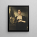 Portrait of Christina Maria von Hermanson 1768-1810 - Carl Frederik von Breda — framed artwork on a wall