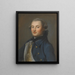 Georg Magnus Sprengtporten 1740-1819 - Carl Fredrich Brander — ingelijst kunstwerk aan de muur