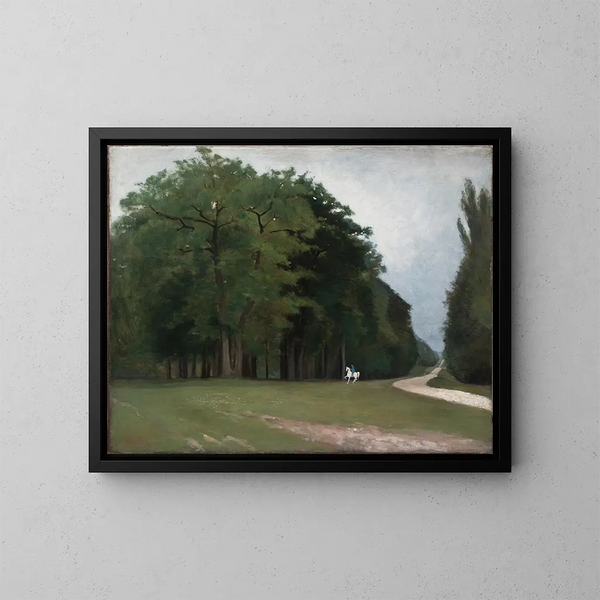 Route de Paris II - Carl Fredrik Hill — framed artwork on a wall