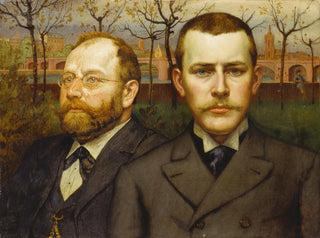 Carl Freiherr von Pidoll zu Quintenbach - Double Portrait of Heinrich Pallmann and Heinrich Weizsaecker.webp