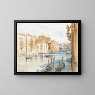 Carl Friedrich Heinrich Werner - Canal Grande and Rialto Bridge.webp