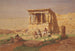 Het Portiek van de prostasis van de caryatiden op het Erechtheion - Carl Friedrich Heinrich Werner — weergave van het kunstwerk
