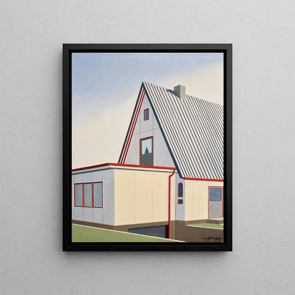 Untitled Painting - Carl Grossberg — framed artwork on a wall