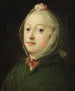 Louise, koningin van Denemarken - Carl Gustaf Pilo — weergave van het kunstwerk