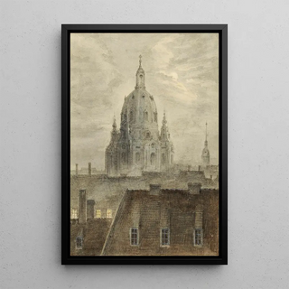 Carl Gustav Carus - Die Frauenkirche in Dresden.webp