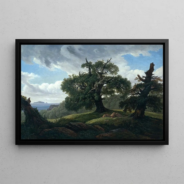 Carl Gustav Carus - Memory of a Wooded Island in the Baltic Sea.webp