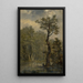 Forest Landscape Painting - Carl Gustav Carus — framed artwork on a wall