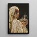 De koffieservice - Carl Haag — ingelijst kunstwerk aan de muur