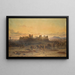 De ruïnes van de tempel van de zon, Palmyra - Carl Haag — ingelijst kunstwerk aan de muur