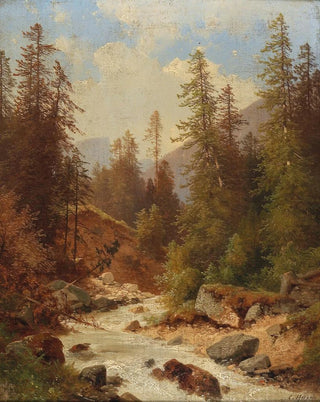 Carl Hasch - Am Seebach in Prag.webp